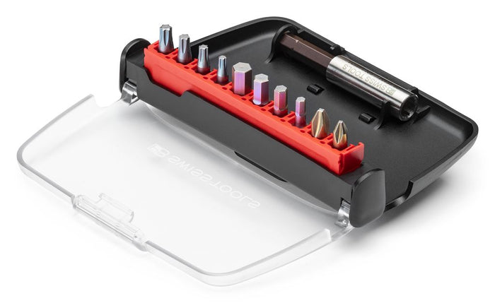 PB Swiss C6 700 BC PrecisionBits C6 Set in BitCase 10 Pce PH/TX/Hex
