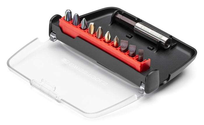 PB Swiss C6 701 BC PrecisionBits C6 Set in BitCase 10 Pce SL/PH/PZ