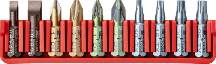 PB Swiss C6 702 CN PrecisionBits C6 Set in BitBlock 10 Pce SL/PH/PZ/TX