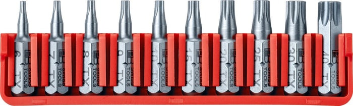 PB Swiss C6 703 CN PrecisionBits C6 Set in BitBlock 10 Pce Torx