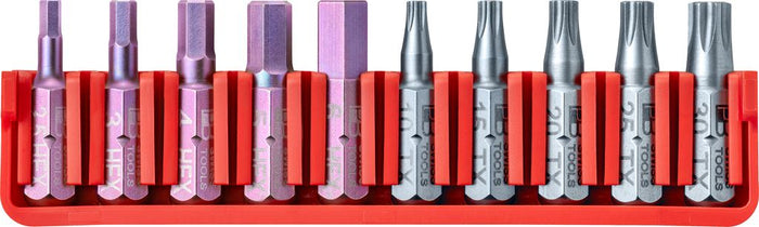 PB Swiss C6 704 CN PrecisionBits C6 Set in BitBlock 10 Pce Hex/Torx