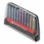 PB Swiss E6 700 BC PrecisionBits E6 Set in BitCase 10 Pce PH/TX/Hex