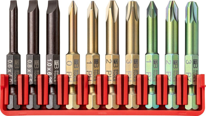 PB Swiss E6 701 CN PrecisionBits E6 Set in BitBlock 10 Pce SL/PH/PZ