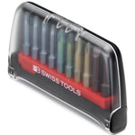 PB Swiss E6 702 BC PrecisionBits E6 Set in BitCase 10 Pce SL/PH/PZ/TX