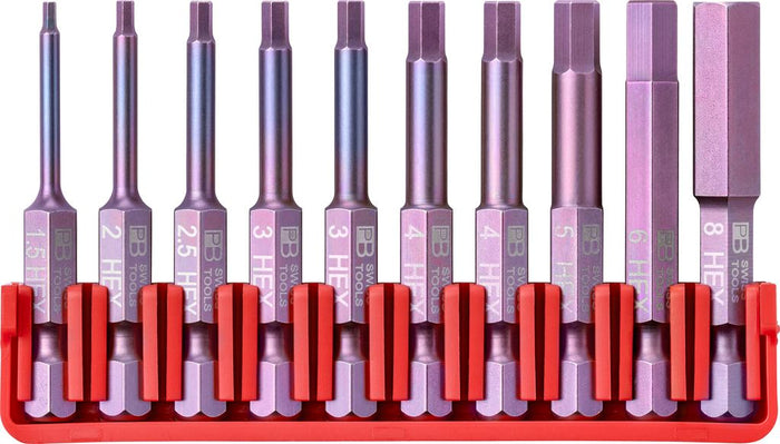 PB Swiss E6 713 CN PrecisionBits E6 Set in BitBlock 10 Pce Hex