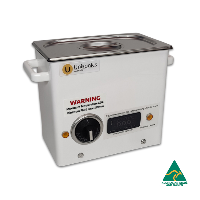 Unisonics FXP10 - 2.7L Ultrasonic Cleaner with Digital Timer (With Heat)