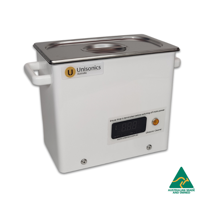 Unisonics FXP10 - 2.7L Ultrasonic Cleaner Digital Timer (No Heat)