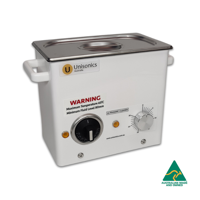 Unisonics FXP10 - 2.7L Ultrasonic Cleaner with Mechanical Timer (With Heat)