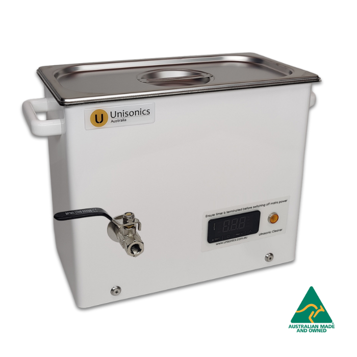 Unisonics FXP12 -5.6L Ultrasonic Cleaner with Digital Timer (No Heat)