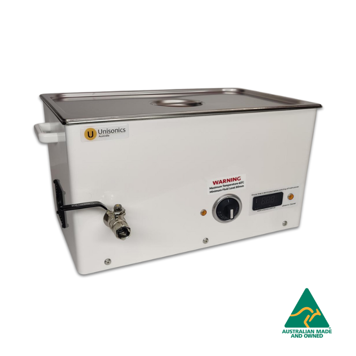 Unisonics FXP20 - 21.5L Ultrasonic Cleaner with Digital Timer (With Heat)