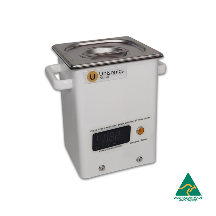 Unisonics FXP8 1.7L Ultrasonic Cleaner with Digital Timer (no heat)
