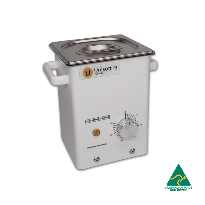 Unisonics FXP8 - 1.7L Ultrasonic Cleaner with Mechanical Timer (No Heat)
