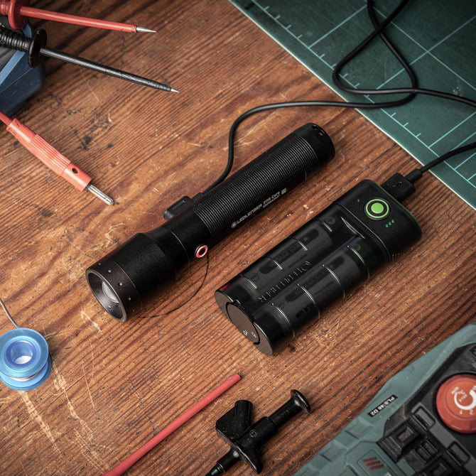 Ledlenser Accessory Powerbank Flex7 6800mAh Includes 2 x 18650 Li-ion 3.6v Rechargeable Battery
