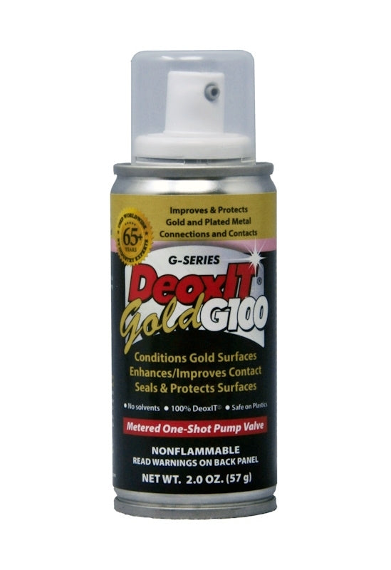 DeoxIT Gold G100 Spray Metered One-Shot Pump Valve 57g