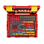 Gedore 1100-1094 VDE Tool Assortment HYBRID in L-BOXX, 53 Pce