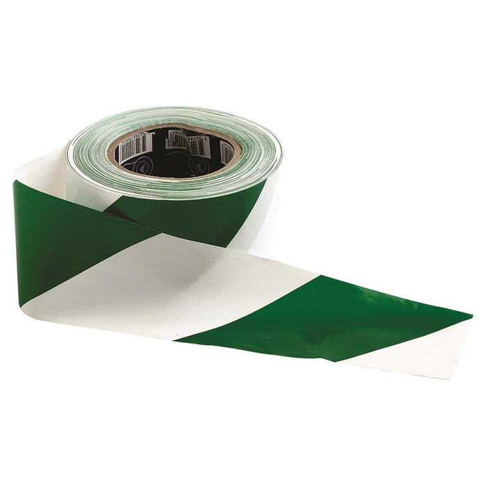 Pro Choice Barricade Tape - 100m x 75mm Green & White