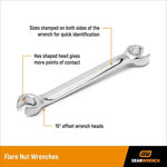 Gearwrench 6 Pc. Flare Nut Metric Wrench Set