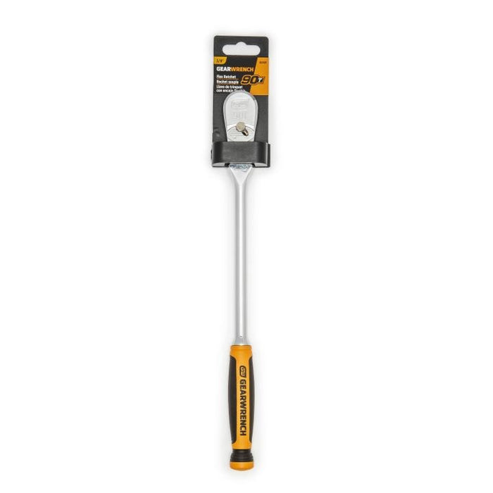 Gearwrench 3/8” Drive 90-Tooth Dual Material Flex Head Teardrop Ratchet 330mm 13