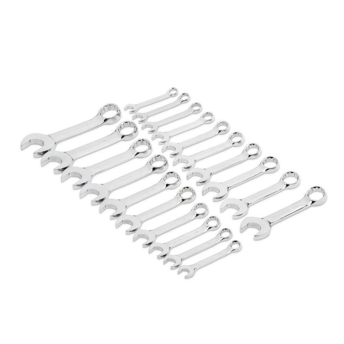 Gearwrench 20 Piece 12 Point Stubby Combination SAE/Metric Spanner Set 81903