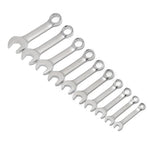 Gearwrench 10 Piece 12 Point Stubby Combination SAE Spanner Set 81905