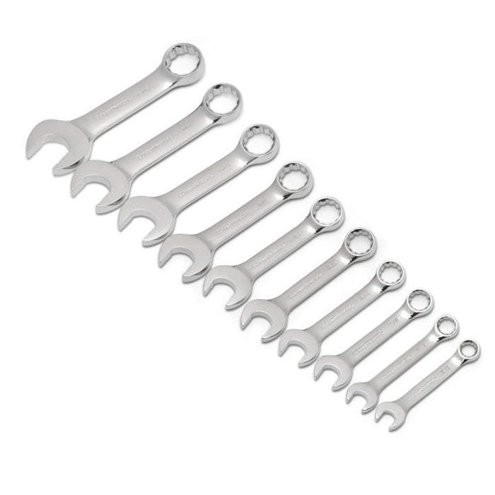 Gearwrench 10 Piece 12 Point Stubby Combination SAE Spanner Set 81905