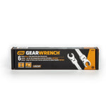 Gearwrench 6 Piece Flex Head Flare Nut Metric Spanner Set 81911D