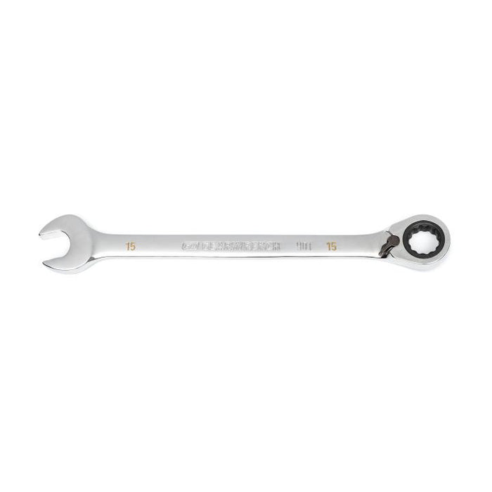 Gearwrench 15mm 90-Tooth 12 Point Reversible Ratcheting Spanner 86615