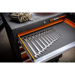 Gearwrench 12 Piece 90-Tooth 12 Point Metric Reversible Ratcheting Spanner Set 86627
