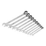Gearwrench 10 Piece 90-Tooth 12 Point SAE Reversible Ratcheting Spanner Set 86658
