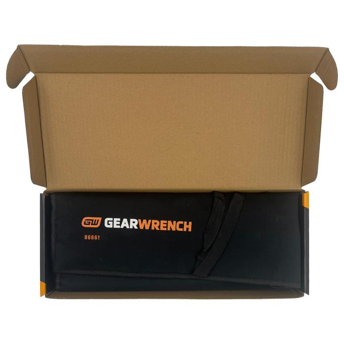 Gearwrench 14 Piece 90-Tooth 12 Point SAE Reversible Ratcheting Spanner Set 86661
