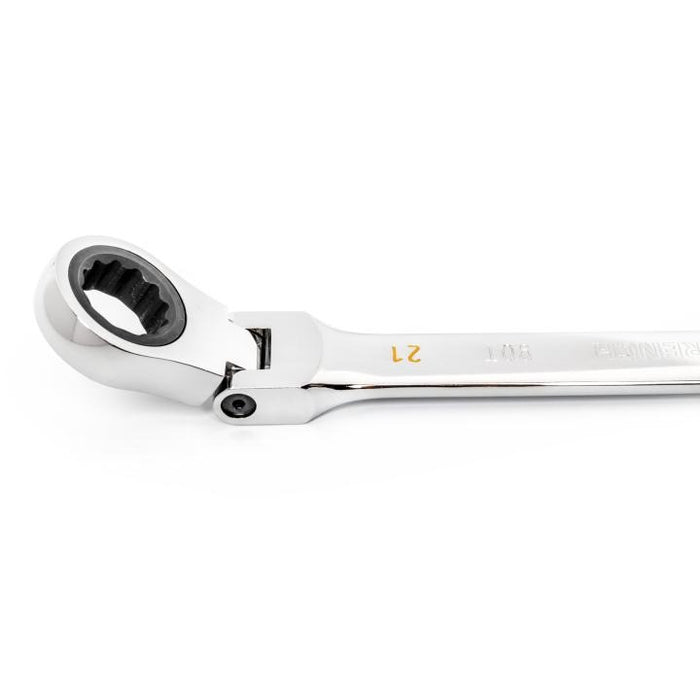 Gearwrench 21mm 90-Tooth 12 Point Flex Head Ratcheting Combination Spanner 86721