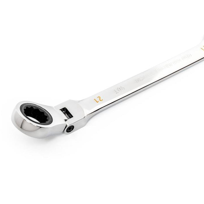 Gearwrench 21mm 90-Tooth 12 Point Flex Head Ratcheting Combination Spanner 86721