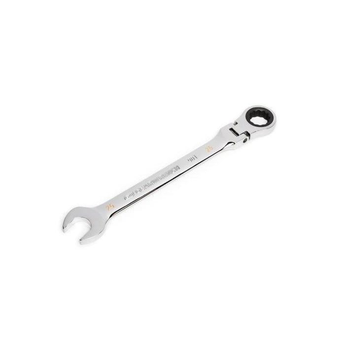 Gearwrench 25mm 90-Tooth 12 Point Flex Head Ratcheting Combination Spanner 86725