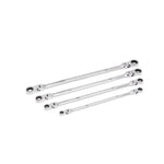 Gearwrench 4 Piece 90-Tooth 12 Point SAE GearBox™ Double Flex Ratcheting Spanner Set 86831