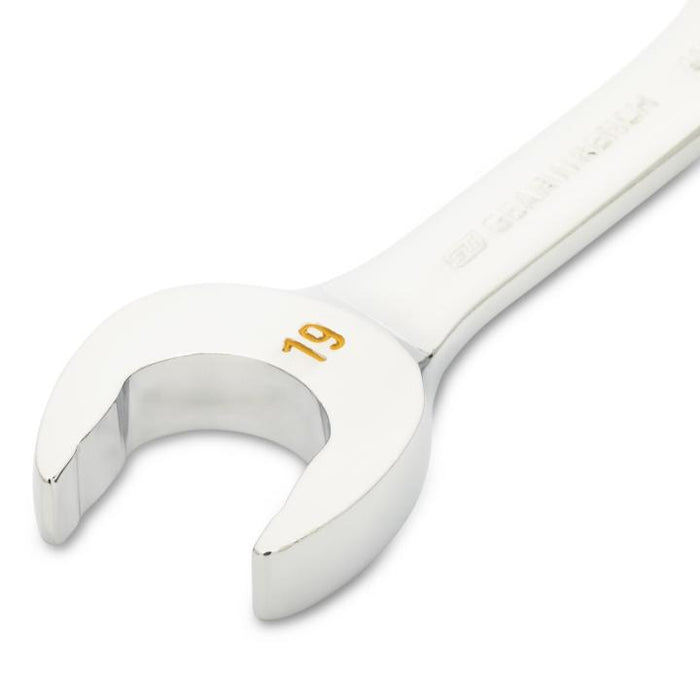 Gearwrench 19mm 90 Tooth 12 Point Stubby Combination Ratcheting Spanner 86849