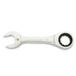 Gearwrench 19mm 90 Tooth 12 Point Stubby Combination Ratcheting Spanner 86849