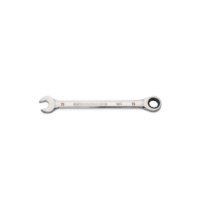 Gearwrench 19mm 90-Tooth 12 Point Ratcheting Combination Spanner 86919
