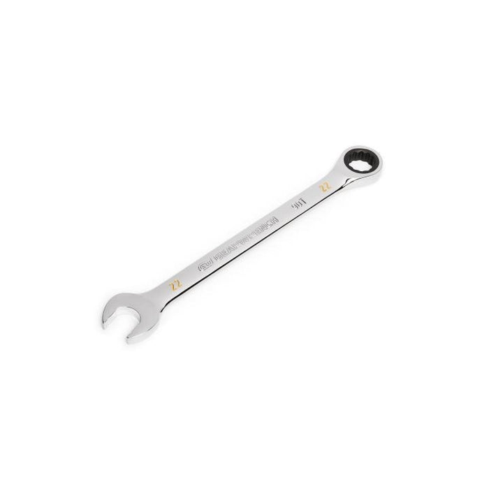 Gearwrench 22m 90-Tooth 12 Point Ratcheting Combination Spanner 86922