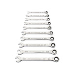 Gearwrench 10 Piece 90-Tooth 12 Point SAE Combination Ratcheting Spanner Set 86958