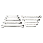 Gearwrench 10 Piece 90-Tooth 12 Point SAE Combination Ratcheting Spanner Set 86958