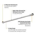 Gearwrench WR Ratcheting XL Double Box Flex 120XP 14mm Spanner 86114