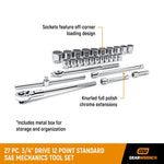 Gearwrench 27 Piece 3/4