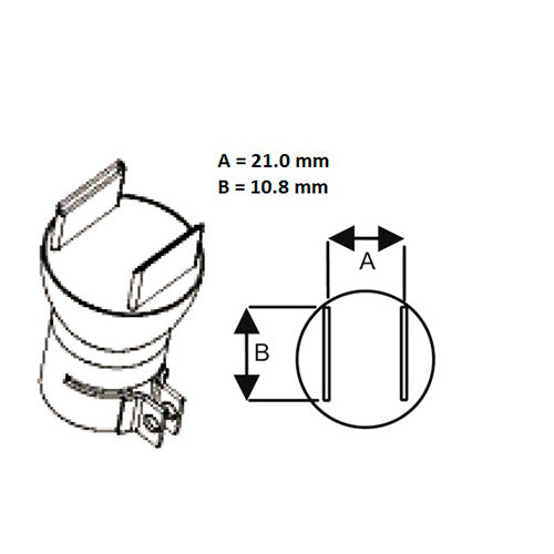 Metcal HCT Nozzle 21.0mm x 10.8mm 40 PIN TSOP H-TS40
