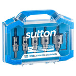 Sutton Tools Hole Cutter Set H117 TCT W/Arbor & Pilot 16-40mm 5 Piece