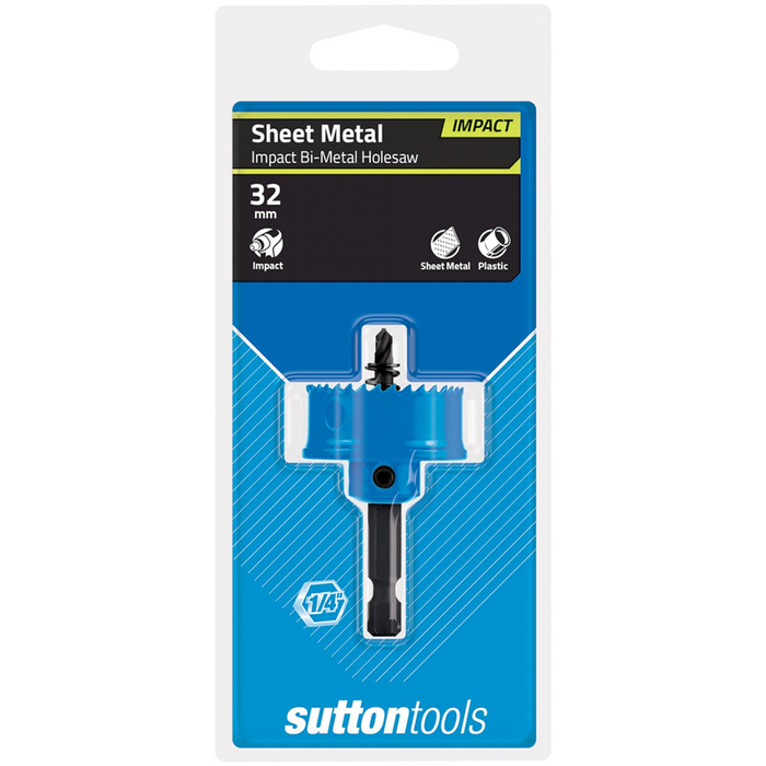 Sutton Holesaw H119 32mm Bi-Metal Impact Hex Shank Sutton H1190320