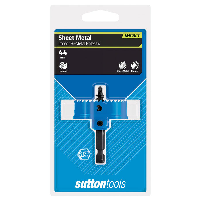 Sutton Holesaw H119 44mm Bi Metal Impact Hex Shank Sutton