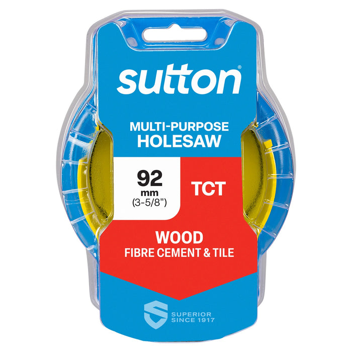 Sutton TCT Multi-Purpose Holesaw 92mm (3-5/8