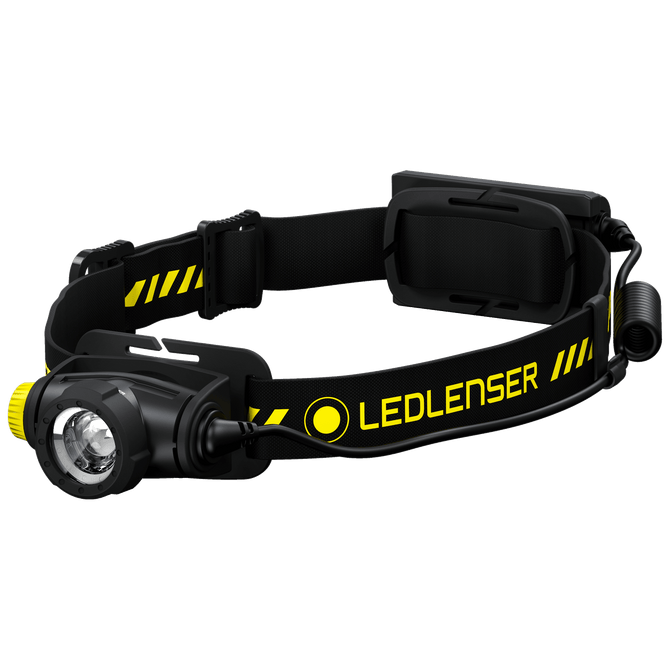 Ledlenser H5R Work 500lm Rugged Rechargeable IP67 Stepless Light Dimmer Advanced Focus Headlamp