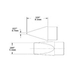 Metcal HTC Soldering Cartridge Chisel 5.3mm HTC-8CH0053S