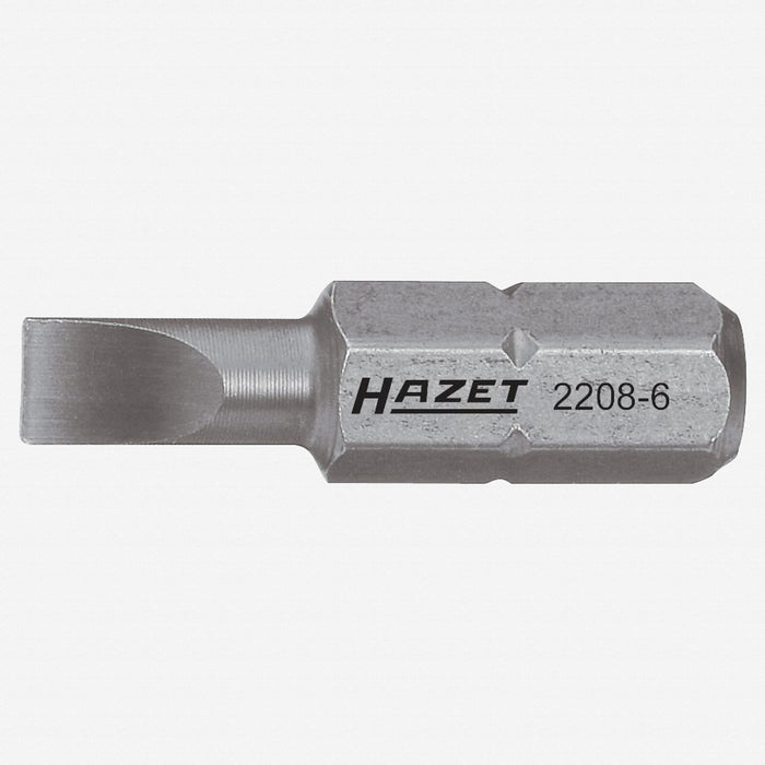 Hazet 2208-9 Screwdriver Slotted Bit 1.0 x 6.0 x 25mm